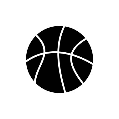 Uygulamalar ve web siteleri için basketbol simgesi. Basketbol tabelası ve sembol