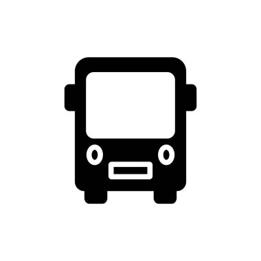 Uygulamalar ve web siteleri için otobüs simgesi. otobüs işareti ve sembol