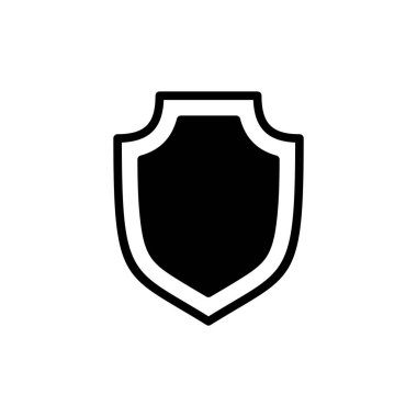 Uygulamalar ve web siteleri için simge simgesi. Koruma ikonu. Güvenlik işareti ve sembol