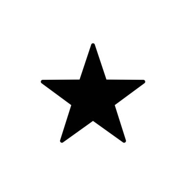 Uygulamalar ve web siteleri için yıldız simgesi. Reyting işareti ve sembol. favori yıldız simgesi