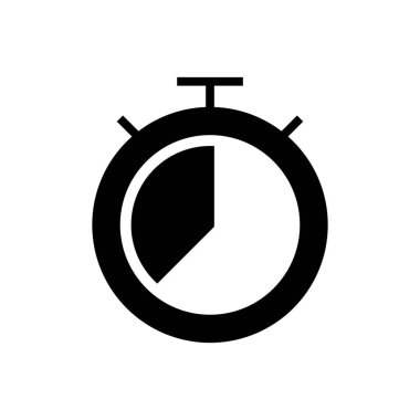 Uygulamalar ve web siteleri için Stopwatch simgesi. Zamanlayıcı işareti ve sembol. Geri sayım simgesi. Zaman Dönemi