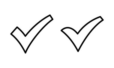 İşaret simgesi logo tasarımını kontrol et. İşaret işareti ve sembol