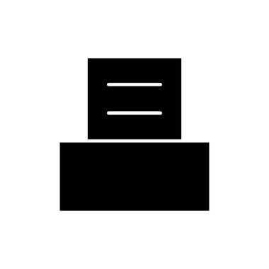 Uygulamalar ve web siteleri için dizin simgesi arşivle. Belge vektör simgesi. Depolama simgesini arşivle.