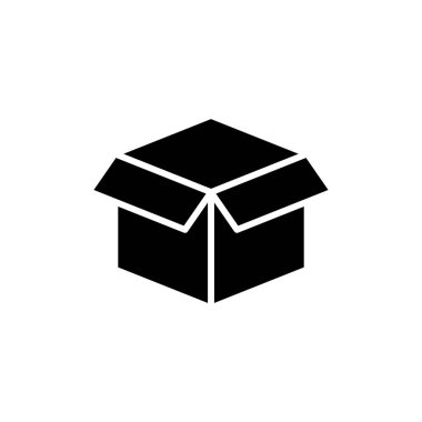 Uygulamalar ve web siteleri için kutu simgesi. kutu işareti ve sembol, paket, paket