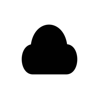 Uygulamalar ve web siteleri için bulut simgesi. bulut işareti ve sembol