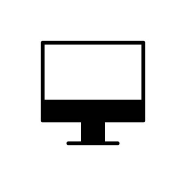 Uygulamalar ve web siteleri için bilgisayar simgesi. bilgisayar izleme işareti ve simgesi