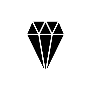 Uygulamalar ve web siteleri için elmas simge sembolü. Elmas taşları işareti ve sembolü