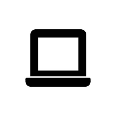 Uygulamalar ve web siteleri için dizüstü bilgisayar simgesi. bilgisayar işareti ve sembol