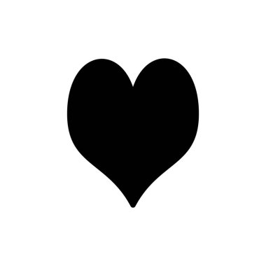 Uygulamalar ve web siteleri için aşk simgesi. Kalp işareti ve sembol. Simge vektörü gibi.