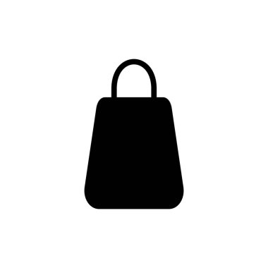Uygulamalar ve web siteleri için alışveriş poşeti simgesi. Alışveriş işareti ve sembol