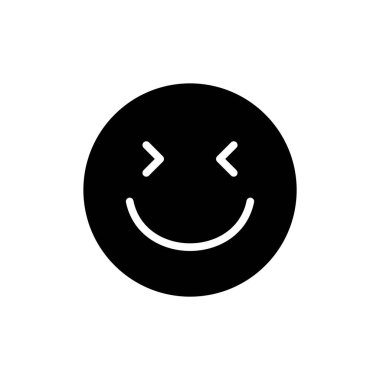 Uygulamalar ve web siteleri için gülümseme simgesi. Gülümseme simgesi. Geribildirim işareti ve sembol