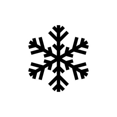 Uygulamalar ve web siteleri için kar simgesi. kar tanesi işareti ve sembol