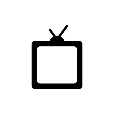 Uygulamalar ve web siteleri için TV simgesi. televizyon işareti ve sembol