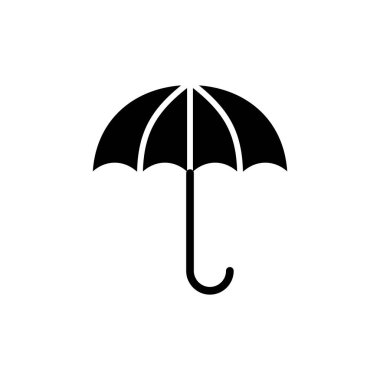 Uygulamalar ve web siteleri için şemsiye simgesi. şemsiye işareti ve sembol
