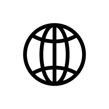 Uygulamalar ve web siteleri için web simgesi. Web tabelalarına ve sembollere git. Web tıklama simgesi. Genel arama simgesi