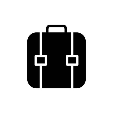 Uygulamalar ve web siteleri için evrak çantası simgesi. Bavul işareti ve sembol. bagaj sembolü.