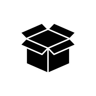 Uygulamalar ve web siteleri için kutu simgesi. kutu işareti ve sembol, paket, paket