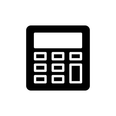 Uygulamalar ve web siteleri için hesap simgesi sembolü. Hesap makinesi işareti ve simgesi.