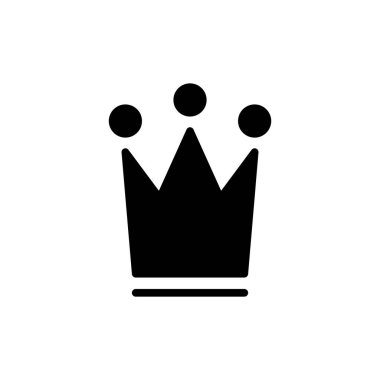 Uygulamalar ve web siteleri için taç simgesi. taç işareti ve sembol