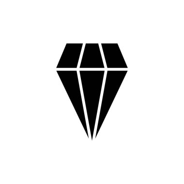 Uygulamalar ve web siteleri için elmas simge sembolü. Elmas taşları işareti ve sembolü