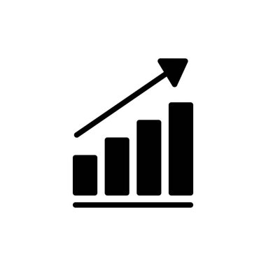 Uygulamalar ve web siteleri için grafik simgesi büyütülüyor. Çizelge ve sembol. diyagram simgesi