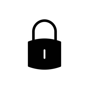 Uygulamalar ve web siteleri için simge kilitle. Asma kilit işareti ve sembol. Şifreleme simgesi. Güvenlik sembolü