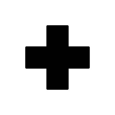 Uygulamalar ve web siteleri için simge sembolü. Artı işareti ve sembol ekle