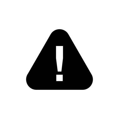 Uygulamalar ve web siteleri için tehlike simgesi. Dikkat işareti ve sembol. Dikkat işareti. ünlem