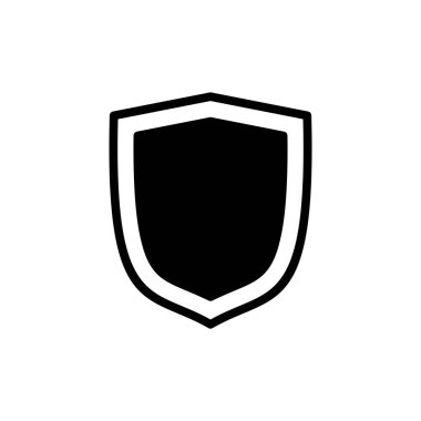 Uygulamalar ve web siteleri için simge simgesi. Koruma ikonu. Güvenlik işareti ve sembol