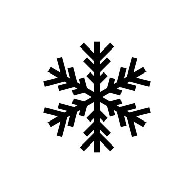 Uygulamalar ve web siteleri için kar simgesi. kar tanesi işareti ve sembol