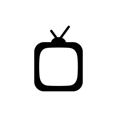 Uygulamalar ve web siteleri için TV simgesi. televizyon işareti ve sembol