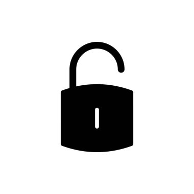 Uygulamalar ve web siteleri için simge sembolünü aç. İşaret ve sembolün kilidini aç. Kilitlenmemiş asma kilit simgesi