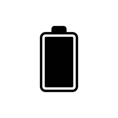 Uygulamalar ve web siteleri için pil simgesi. Şarj işareti. pil şarj seviyesi