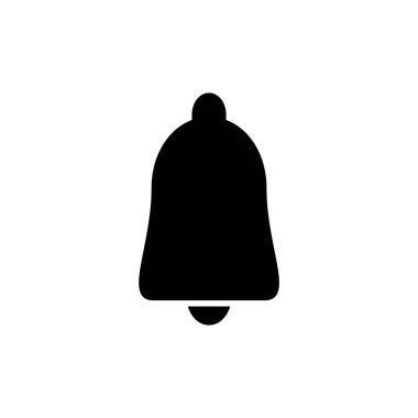 Uygulamalar ve web siteleri için çan simgesi. Web sitesi tasarımı için uyarı işareti ve sembol