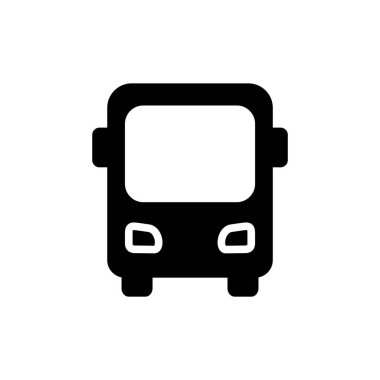 Uygulamalar ve web siteleri için otobüs simgesi. otobüs işareti ve sembol