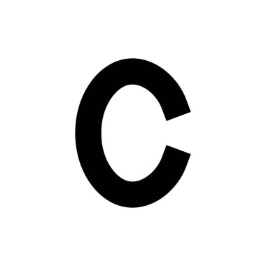 Uygulamalar ve web siteleri için telif hakkı simgesi. telif hakkı işareti ve sembol