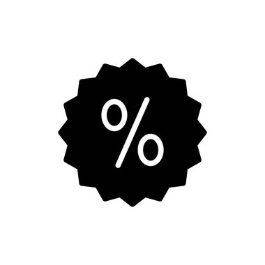 Uygulamalar ve web siteleri için indirim simgesi. İndirim etiketi ve sembolü