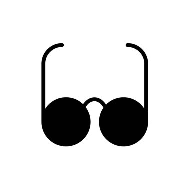 Uygulamalar ve web siteleri için gözlük simgesi. Gözlük işareti ve sembol