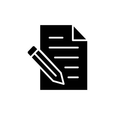 Uygulamalar ve web siteleri için not simgesi. not defteri işareti ve sembol