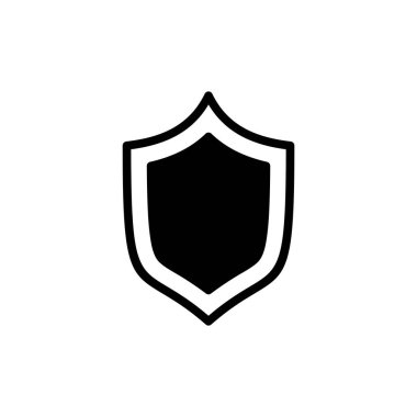 Uygulamalar ve web siteleri için simge simgesi. Koruma ikonu. Güvenlik işareti ve sembol