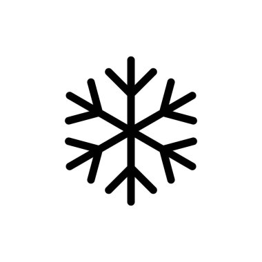 Uygulamalar ve web siteleri için kar simgesi. kar tanesi işareti ve sembol