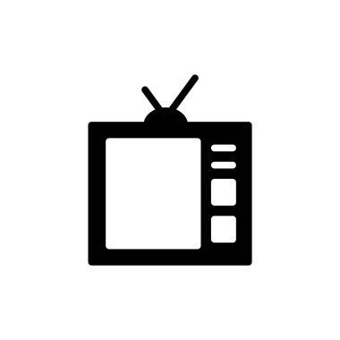 Uygulamalar ve web siteleri için TV simgesi. televizyon işareti ve sembol