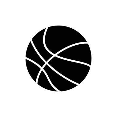 Uygulamalar ve web siteleri için basketbol simgesi. Basketbol tabelası ve sembol