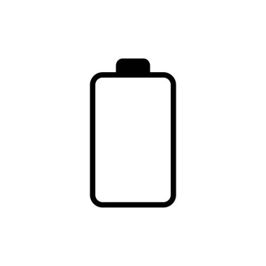 Uygulamalar ve web siteleri için pil simgesi. Şarj işareti. pil şarj seviyesi