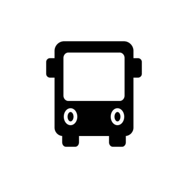 Uygulamalar ve web siteleri için otobüs simgesi. otobüs işareti ve sembol