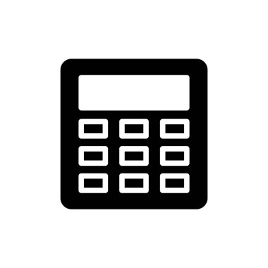 Uygulamalar ve web siteleri için hesap simgesi sembolü. Hesap makinesi işareti ve simgesi.