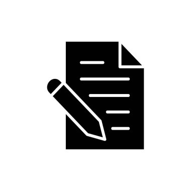 Uygulamalar ve web siteleri için not simgesi. not defteri işareti ve sembol