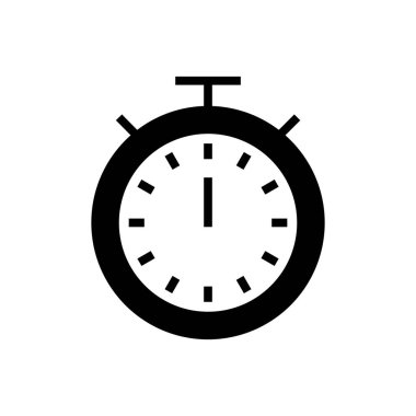 Uygulamalar ve web siteleri için Stopwatch simgesi. Zamanlayıcı işareti ve sembol. Geri sayım simgesi. Zaman Dönemi