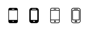 Telefon simgesi logosu tasarımı. Çağrı kodu ve sembol. telefon sembolü