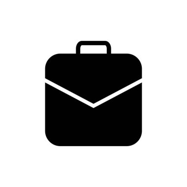 Uygulamalar ve web siteleri için evrak çantası simgesi. Bavul işareti ve sembol. bagaj sembolü.